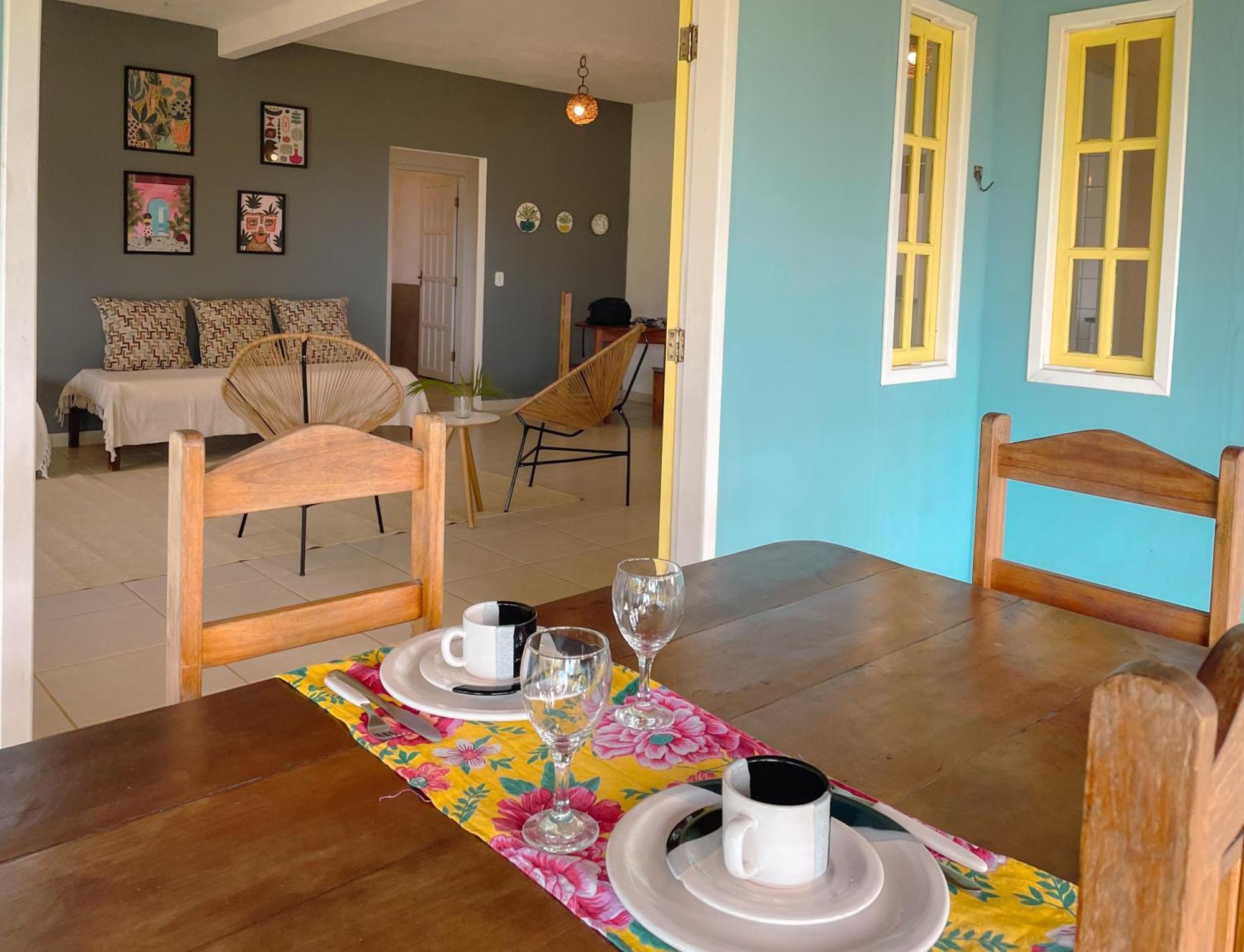 Canto Do Mar - Apartamentos E Casa Com Vista Pro Mar - Кумурушатиба Экстерьер фото
